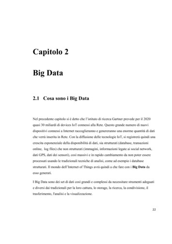 Capitolo 2 Big Data - Unime
