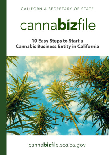 10 Easy Steps To Start A Cannabis Business Entity In .
