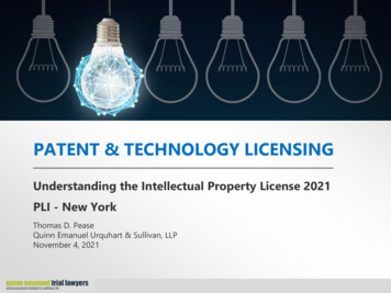 Patent & Technology Licensing