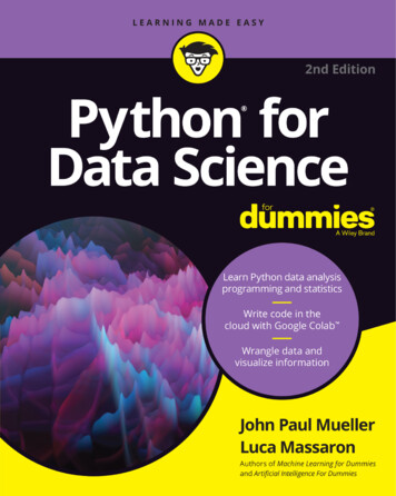 Python Data Science - EBook-Shop Der Quolibris GmbH