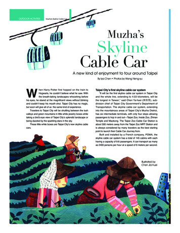 OUTDOOR ACTIVITIES Muzha's Skyline Cable Car Muzha's Skyline Cable Car