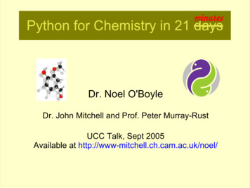 Minutes Python For Chemistry In 21 Days
