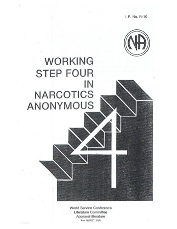 STEP FOUR IN NARCOTICS ANONYMOUS - Framework