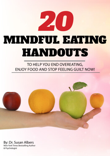 MINDFUL EATING HANDOUTS