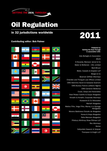 Oil Regulation - Bechbruun 