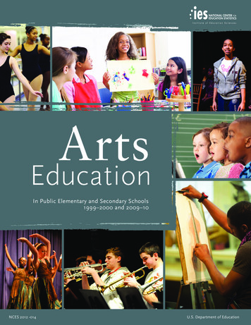 Arts Education In Public Elementary And Secondary 