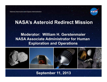 NASA's Asteroid Redirect Mission