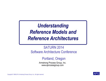 Understanding Reference Models And Reference Architectures