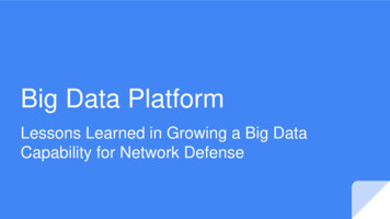 Big Data Platform - Carnegie Mellon University