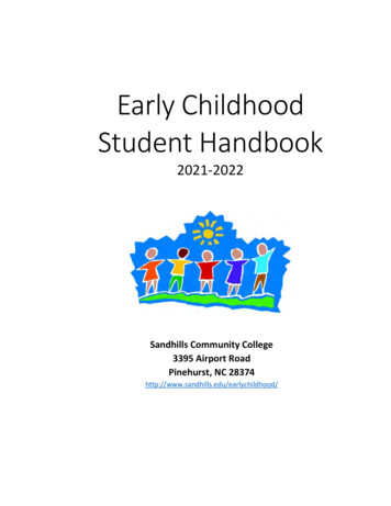 Early Childhood Student Handbook