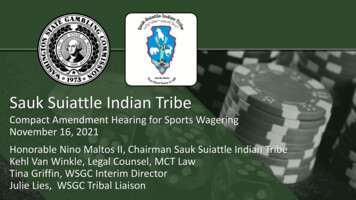 Sauk Suiattle Indian Tribe - Wsgc.wa.gov