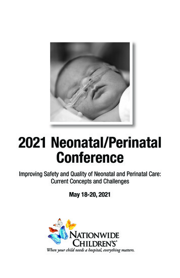 2021 Neonatal/Perinatal Conference
