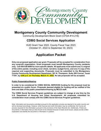 Montgomery County Community Development - Revize