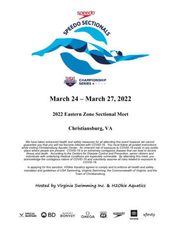 2022 Eastern Zone Sectional Meet Christiansburg, VA - TeamUnify