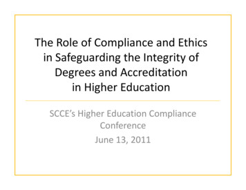 The Role Of Compliance And Ethics In Safeguarding The Integrity Of .