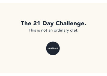 The 21 Day Challenge. - Framework