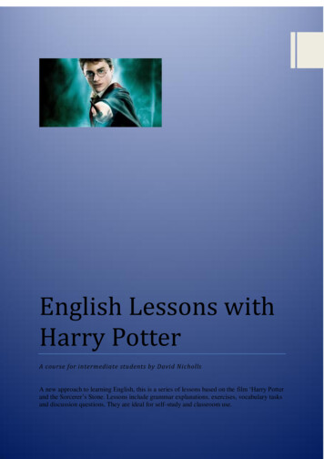 English Lessons With Harry Potter - Multilingua Blog