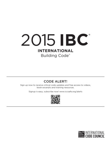 2015 IBC - Iccsafe 