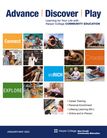 Advance Discover Play - Harper College