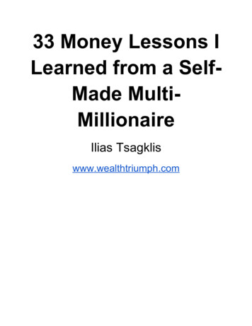 Money Lessons I Learned From A Self-made Multi-millionaire
