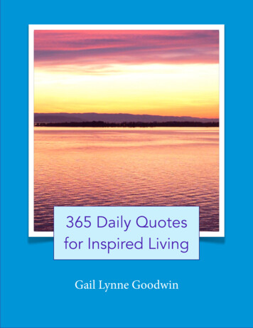365 Quotes For PDF-short - Inspire Me Today