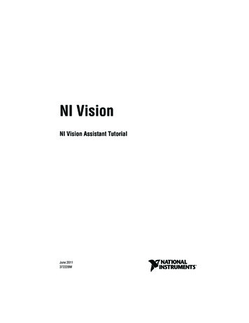 NI Vision Assistant Tutorial - National Instruments