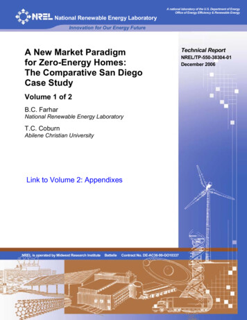 A New Market Paradigm Technical Report - NREL