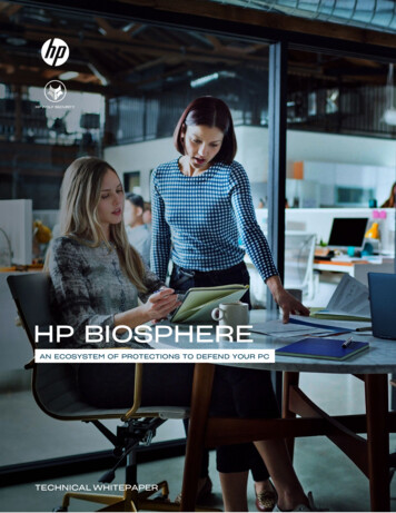 HP BIOSphere Whitepaper