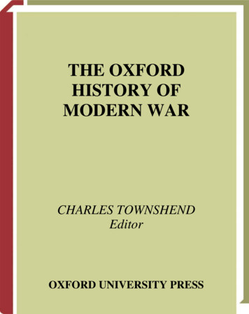 The Oxford History Of Modern War - CIA