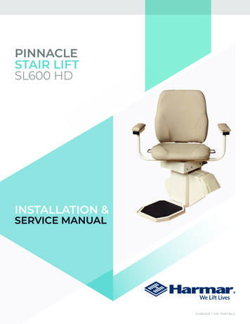 INSTALLATION & SERVICE MANUAL - Universal Accessibility