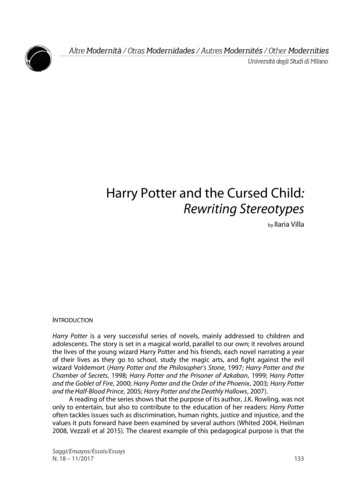 Harry Potter And The Cursed Child Rewriting Stereotypes