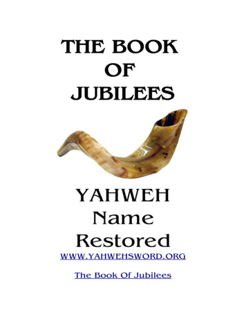 THE BOOK OF JUBILEES