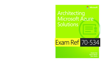 Architecting Microsoft Exam Ref