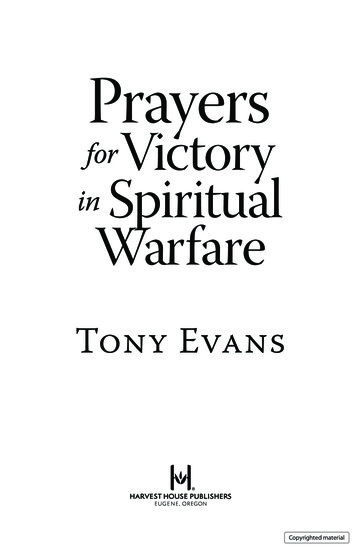 Prayers For Victory In Spiritual Warfare