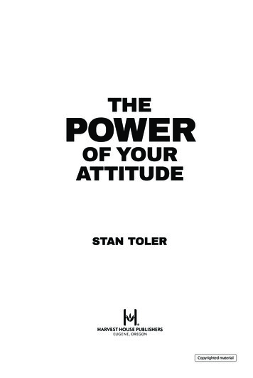 The Power Of Your Attitude
