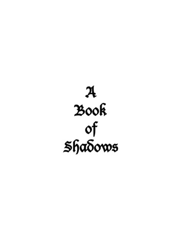 A Book Of Shadows - Tripod
