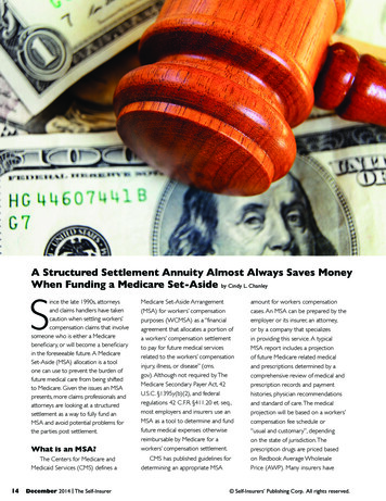 A Structured Settlement Annuity Almost Always Saves Money When Funding .