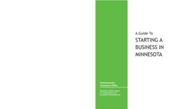 A Guide To Starting A Business In Minnesota 39th Ed 2021