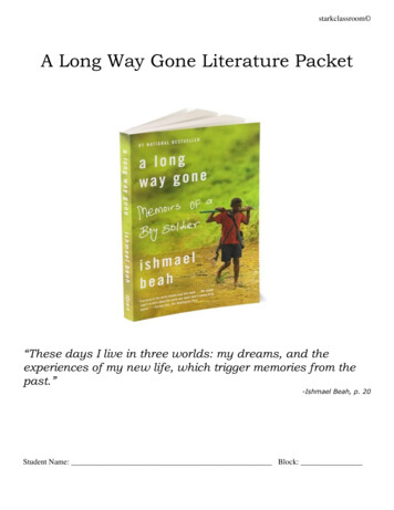 A Long Way Gone Literature Packet