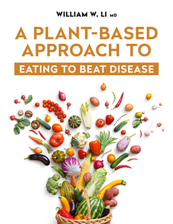 A PLANT-BASED APPROACH TO - Dr William Li