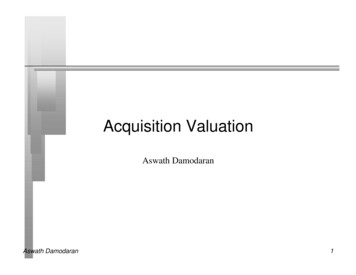 Acquisition Valuation - New York University