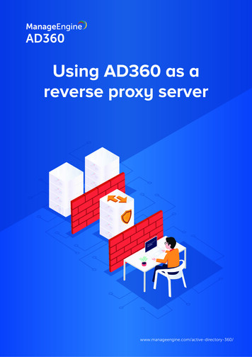 Using AD360 As A Reverse Proxy Server - ManageEngine