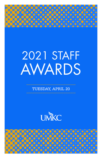 2021 UMKC Staff Awards
