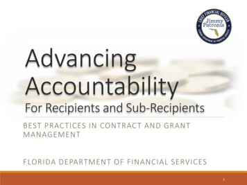 Advancing Accountability
