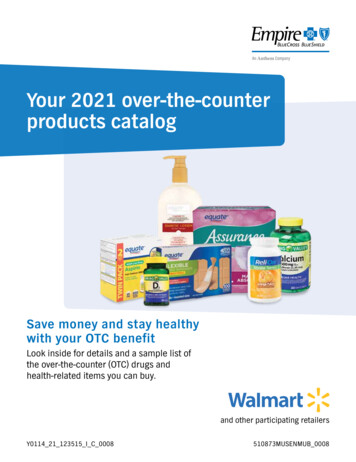 2021 Catalog Your 2021 Over-the-counter Products Catalog