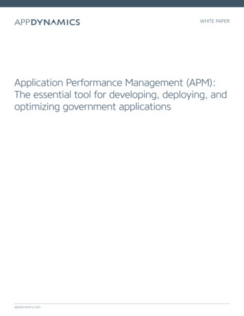Application Performance Management (APM): The Essential Tool For .