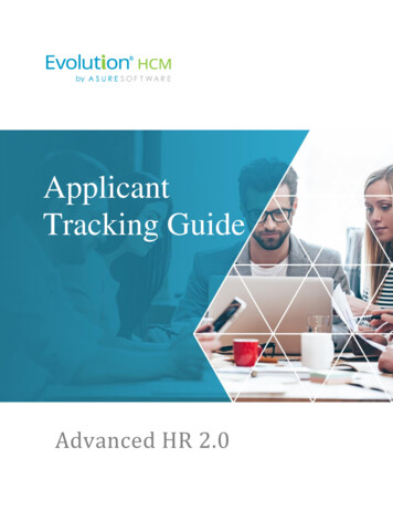 Applicant Tracking Guide - PayData