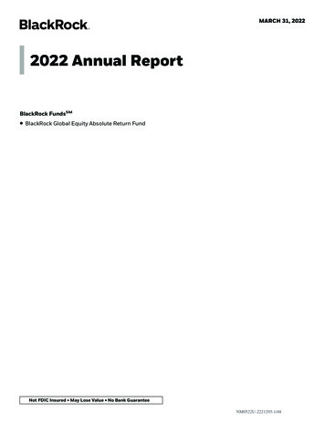 2022 Annual Report - Blackrock 
