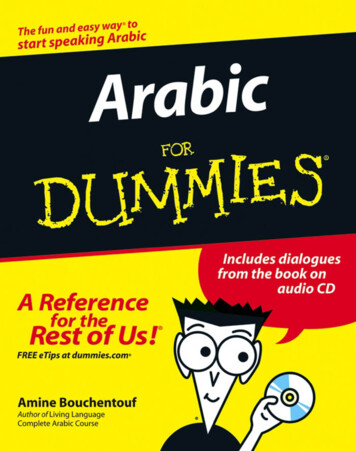 Arabic For Dummies - Islamic Bulletin