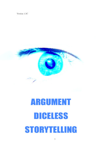 Argument Diceless Storytelling - Dyas Designs